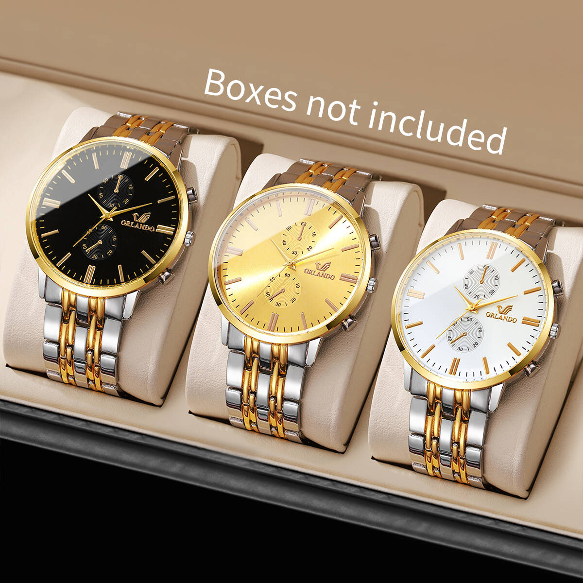 Luxury Watch Collection - 1/2/3PCS Fashion Men Business Watches Luxury