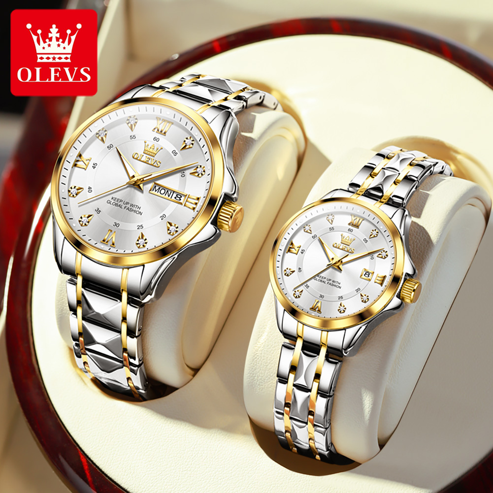 Luxury Watch Collection - OLEVS 2906 Couple Watch Original Roman