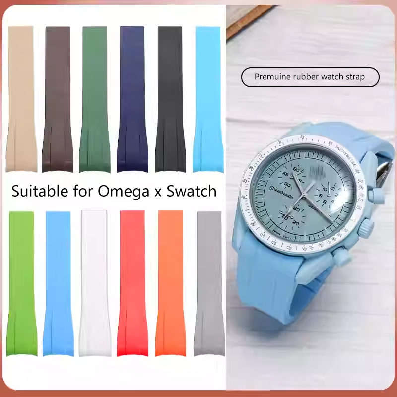 Luxury Watch Face - Rubber Silicone Watchband 20mm 21mm For