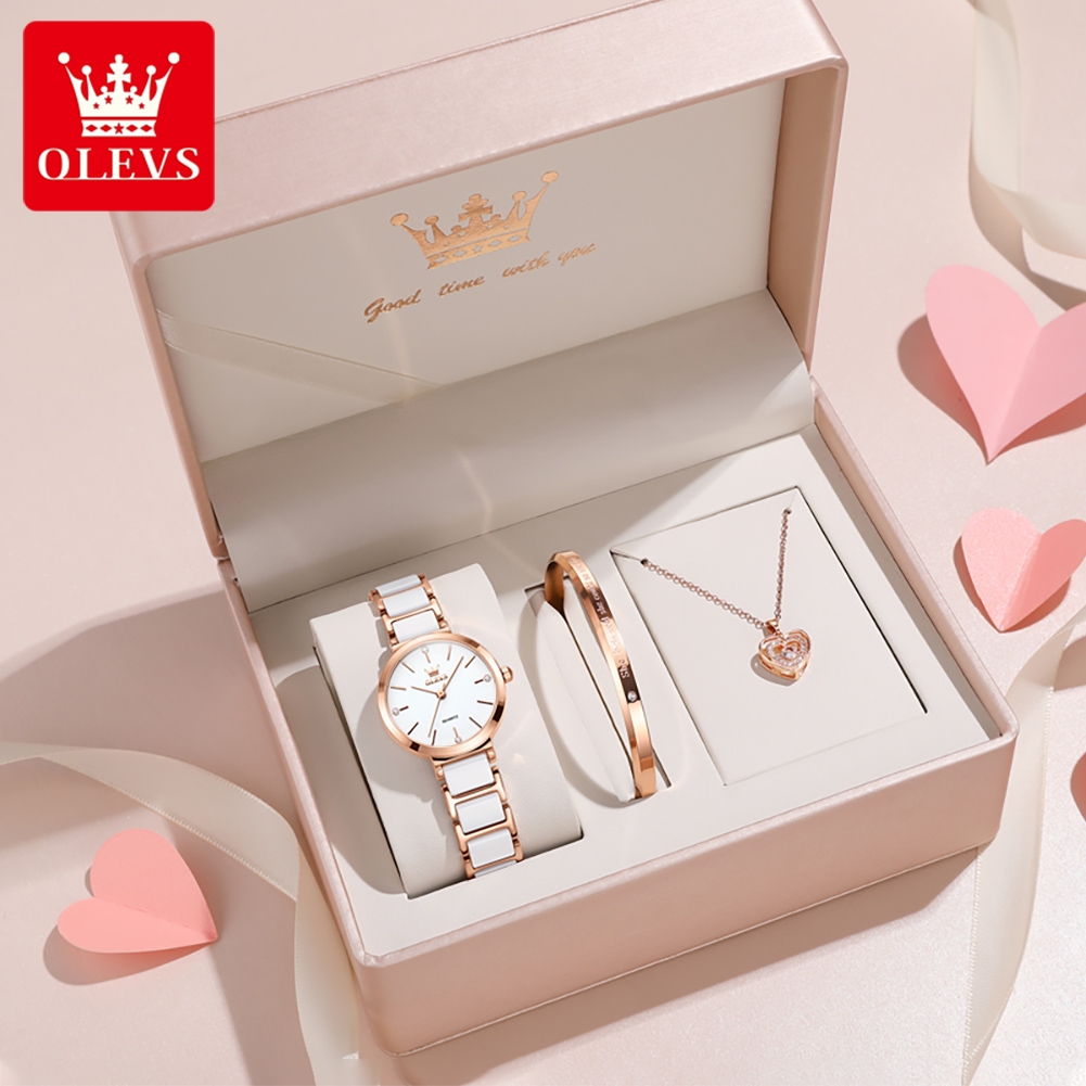 Luxury Watch Box - OLEVS Women Watch 5877 Luxury Elegant