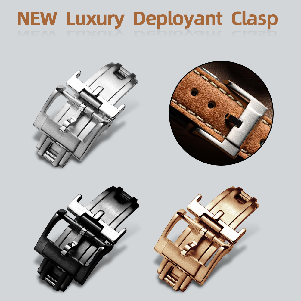 Luxury Watch News - NEW Luxury Deployant Clasp 16mm 18mm