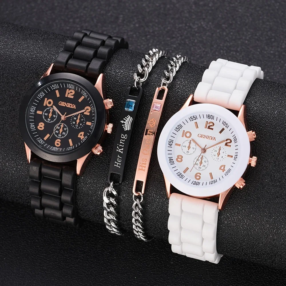 Luxury Watch Collection - 2Pcs Luxury Women's Watch Set Fashion