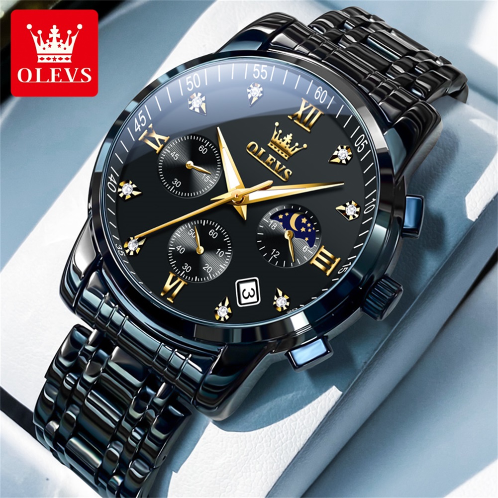 Luxury Watch Collection - OLEVS Popular men's watches stainless steel