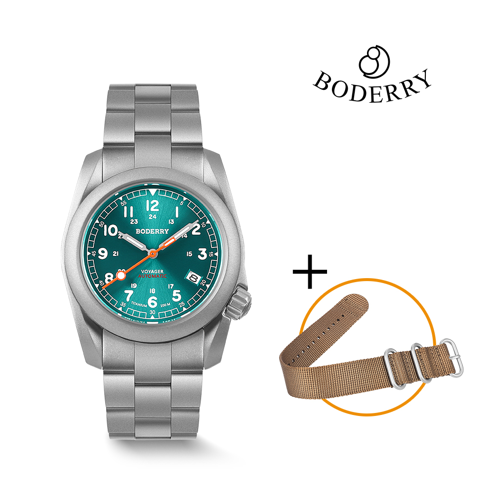 Field Watch Military - Boderry Field Watches Titanium Automatic Dive