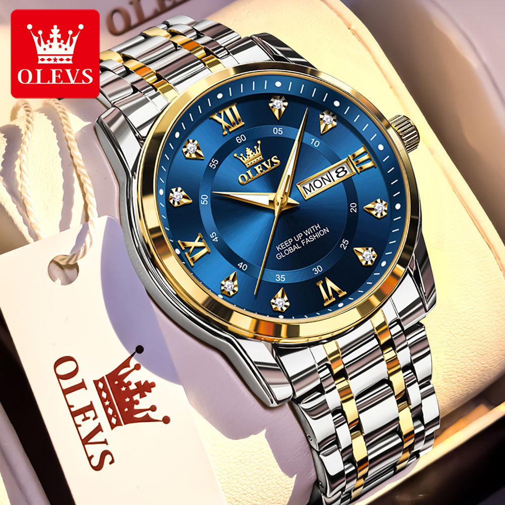 Luxury Watch Collection - OLEVS Brand Fashion men's watches stainless