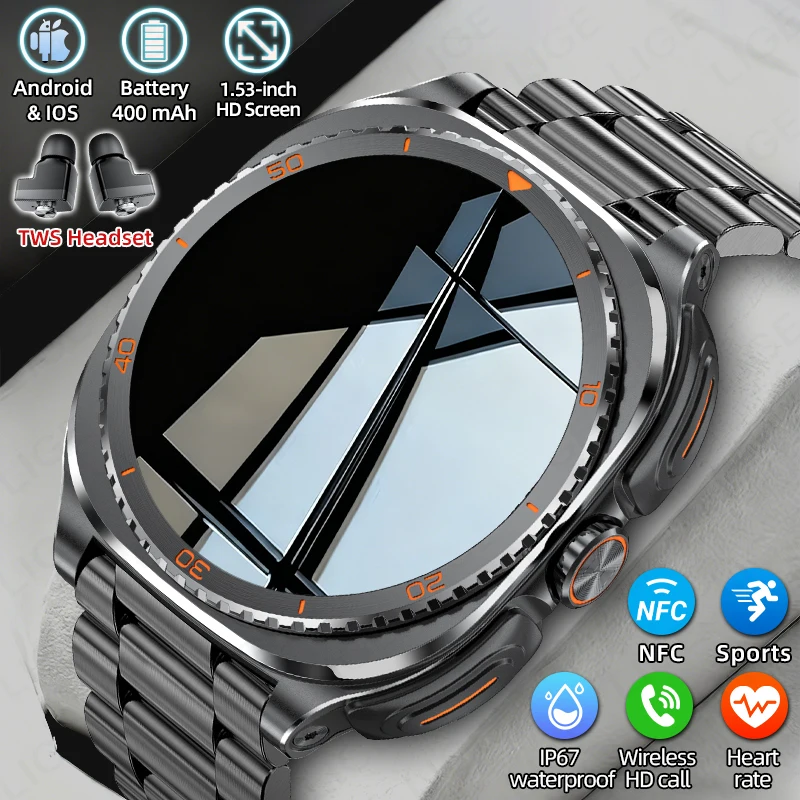 Luxury Watch Hd - New 2026 TWS 2-in-1 Wireless Headset