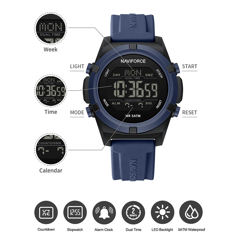 NAVIFORCE 2026 Watches For Men - Field Watch Military recension och pris