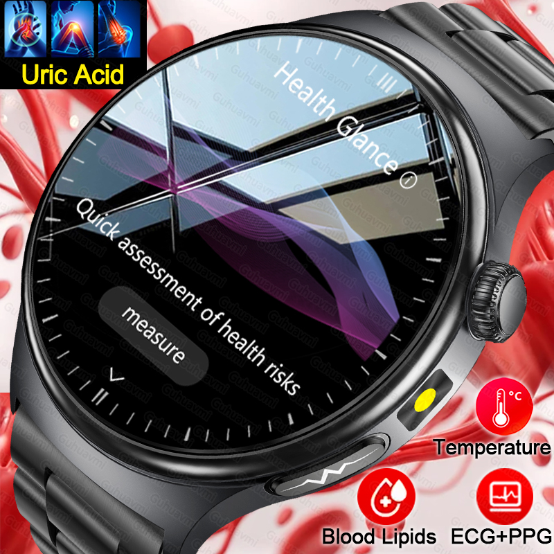 New Accurate ECG Smart Watch B - Gmt Dual Timezone Watch recension och pris