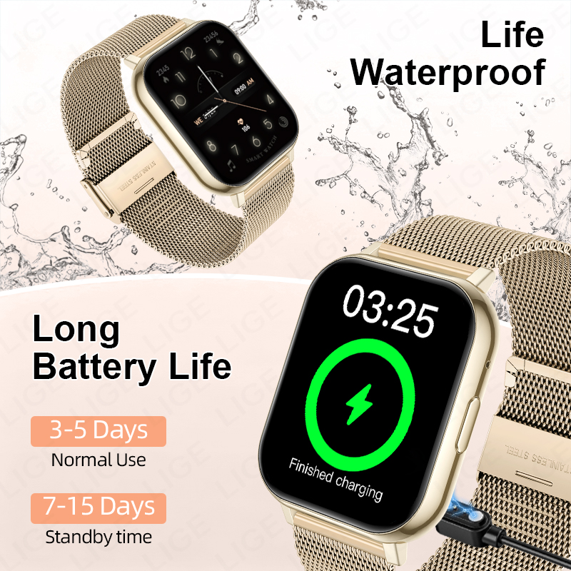 LIGE 2026 Smartwatch Android P - Luxury Watch Hd recension och pris