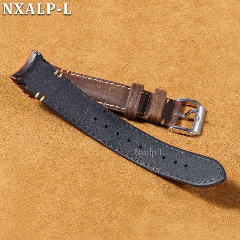 Curved End Bracelet Oil Wax Co - Luxury Watch Face recension och pris