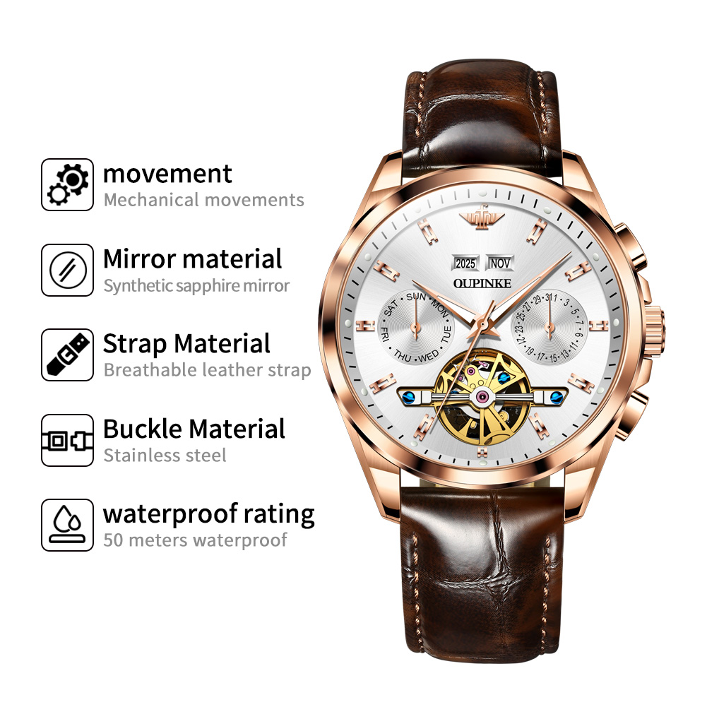 OUPINKE Men Watch Luxury Brand - Luxury Watch Hd recension och pris