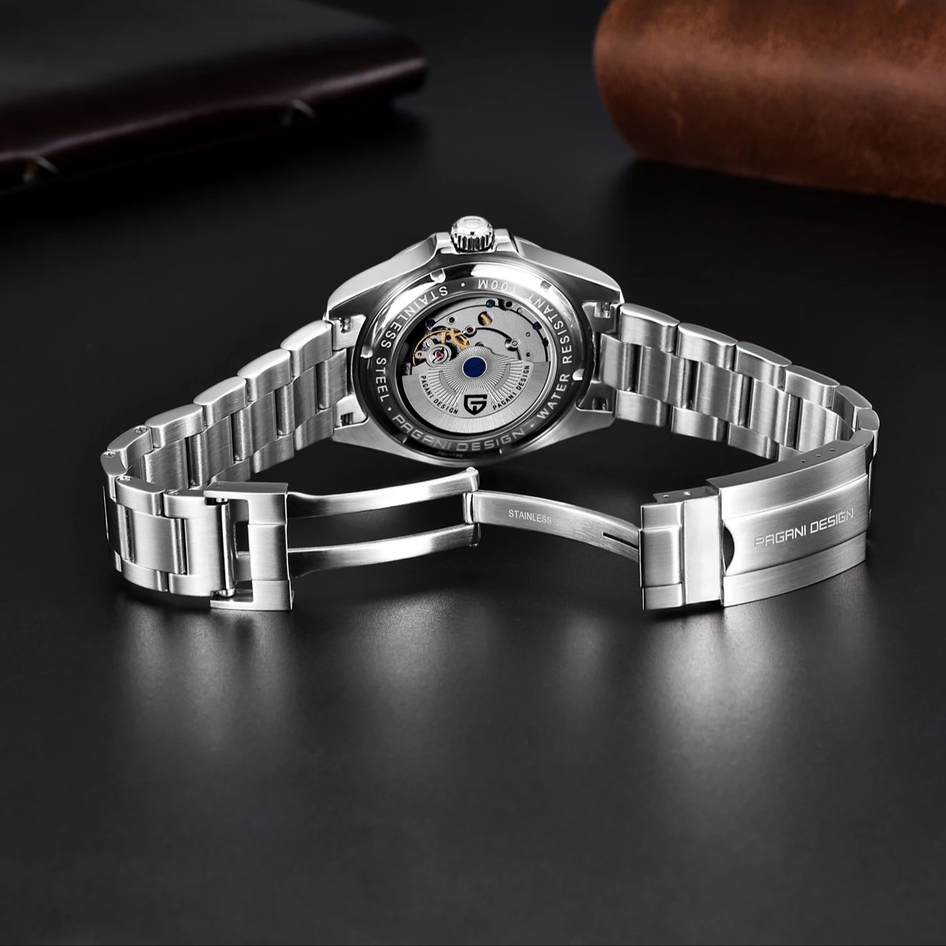 PD1762 PAGANI DESIGN Men's Aut - Gmt Dual Timezone Watch recension och pris