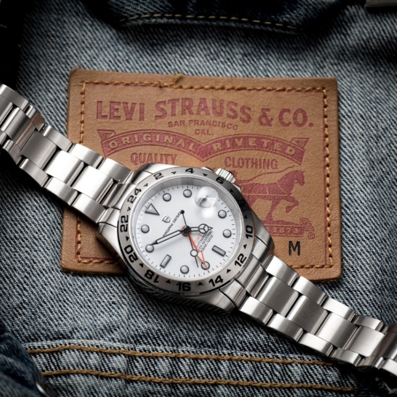 PD1762 PAGANI DESIGN Men's Aut - Gmt Dual Timezone Watch recension och pris