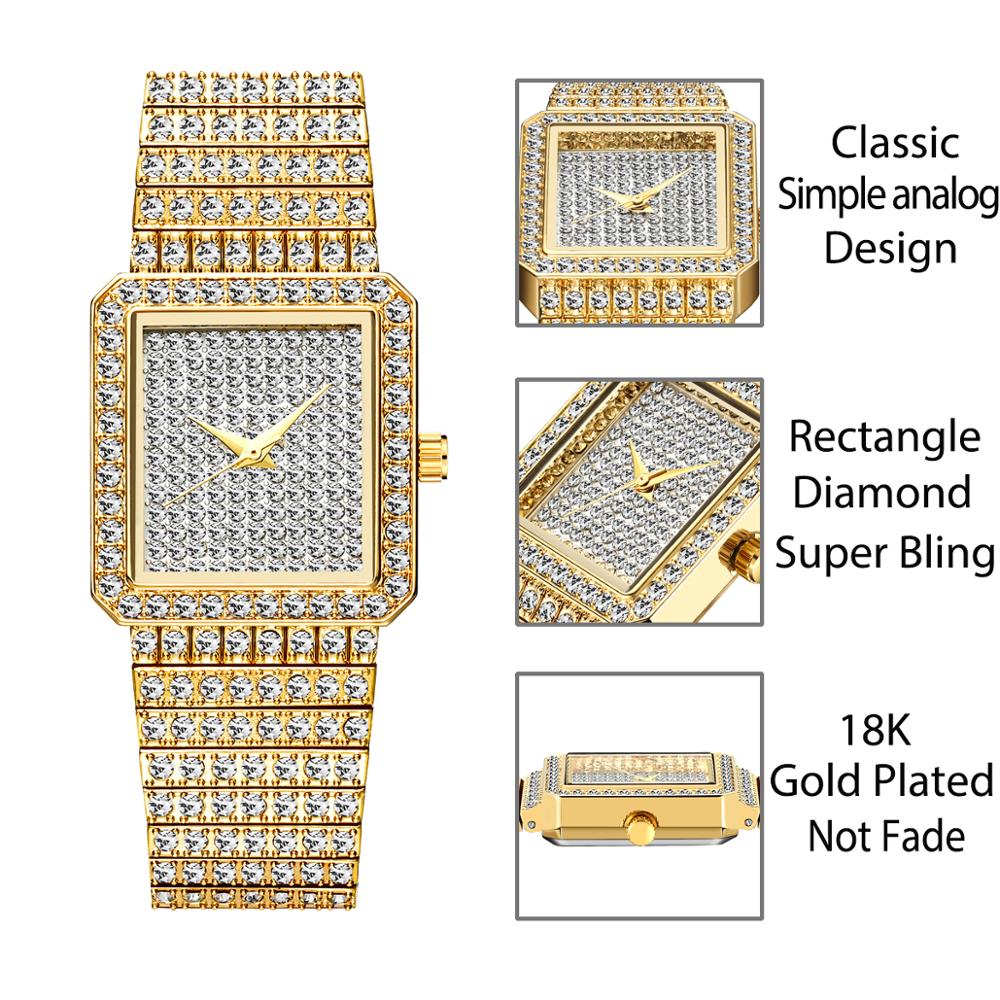 MISSFOX Diamond Watch For Wome - Luxury Watch Female recension och pris