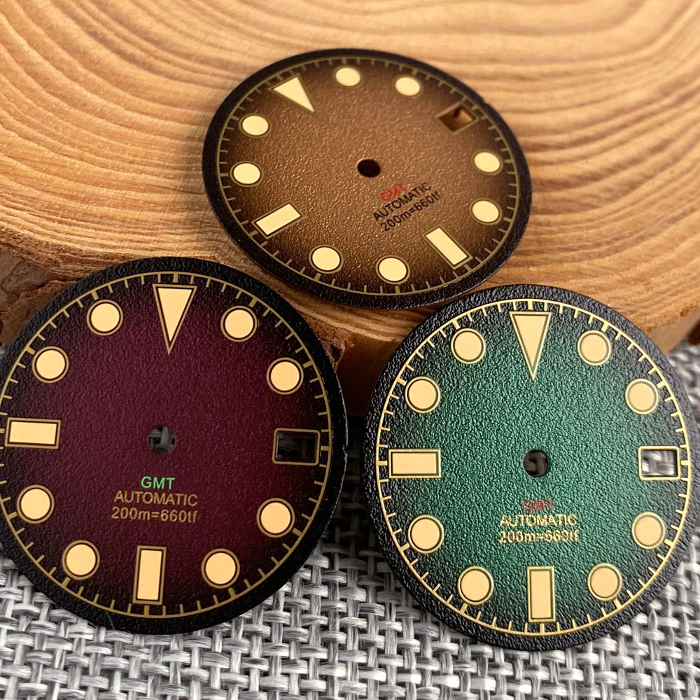 Luminous Brown Green 29mm Watc - Luxury Watch Face recension och pris