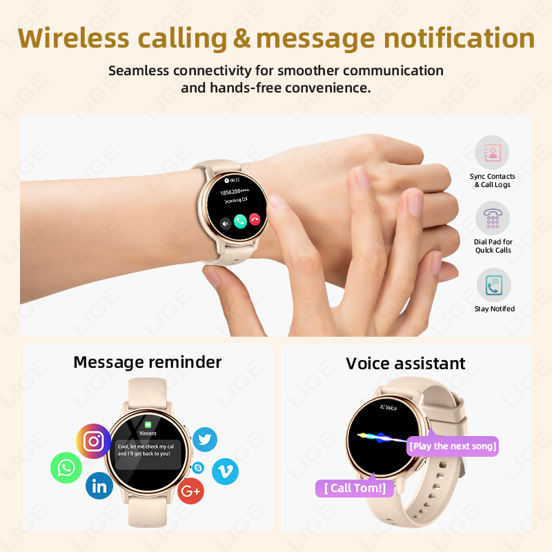 2026 LIGE Women Smart Watch Lu - Luxury Watch Hd recension och pris