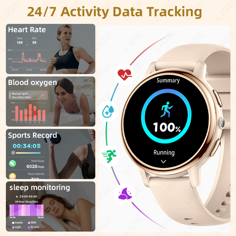 2026 LIGE Women Smart Watch Lu - Luxury Watch Hd recension och pris