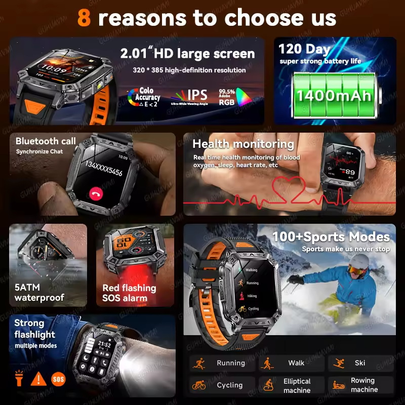 2026 New Ultra 1400mAh Battery - Gmt Dual Timezone Watch recension och pris