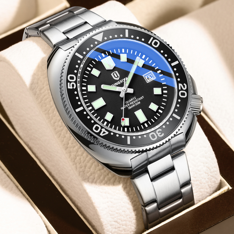 QINGXIYA Mens Watches Top Bran - Luxury Watch Hd recension och pris