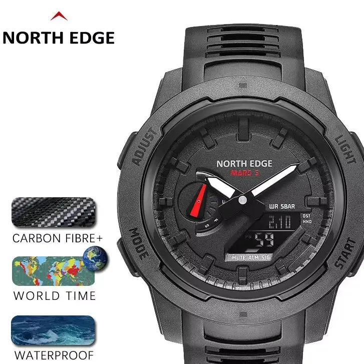 NORTH EDGE Mars 3 Men's Milita - Field Watch Military recension och pris