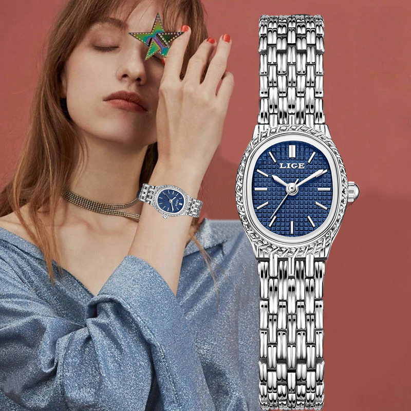 LIGE Fashion Luxury Quartz Wom - Luxury Watch Box recension och pris