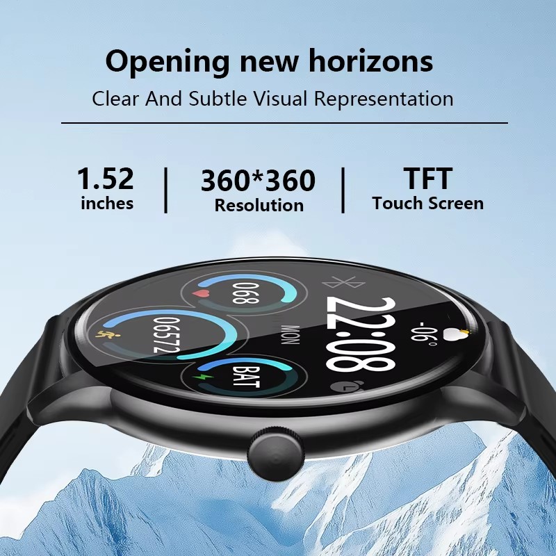 2025 New Smart Watch Heart Rat - Gmt Dual Timezone Watch recension och pris