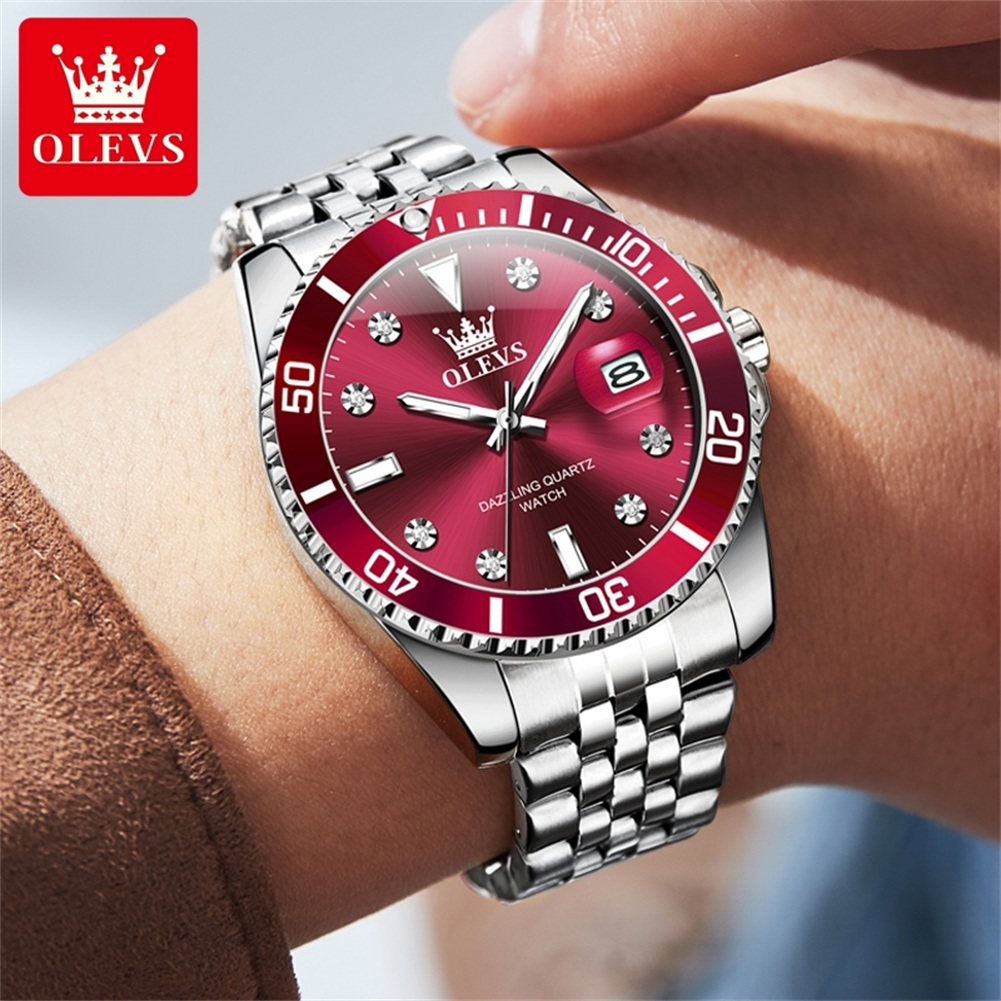 OLEVS 9809 Men Watch Original  - Luxury Watch Hd recension och pris