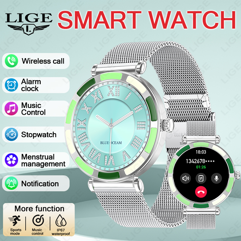 LIGE Luxury Women Smart Watche - Luxury Watch Hd recension och pris