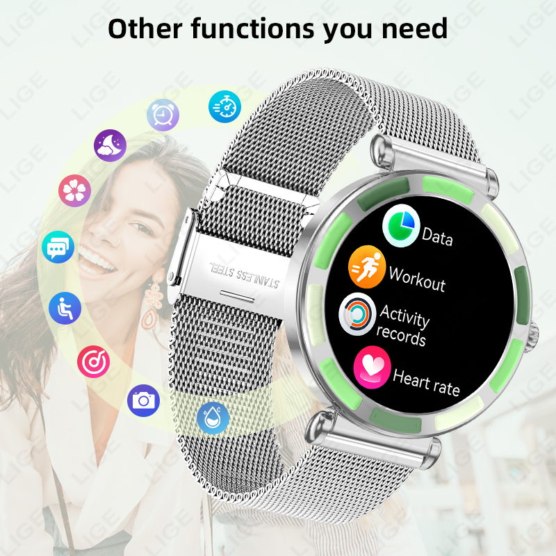 LIGE Luxury Women Smart Watche - Luxury Watch Hd recension och pris