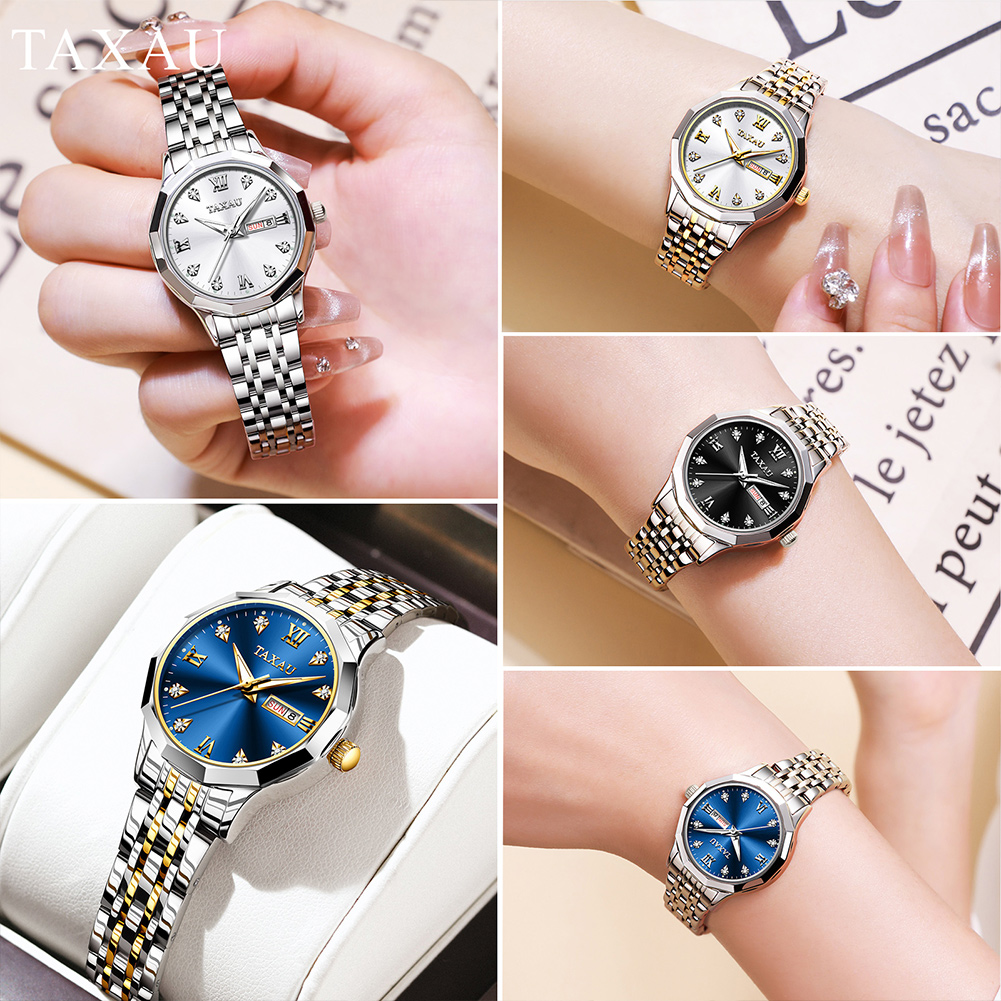 OLEVS Fashion Golden Watch for - Luxury Watch Female recension och pris