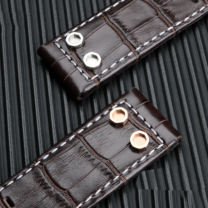 Genuine Leather Watch Band 22m - Field Watch Military recension och pris
