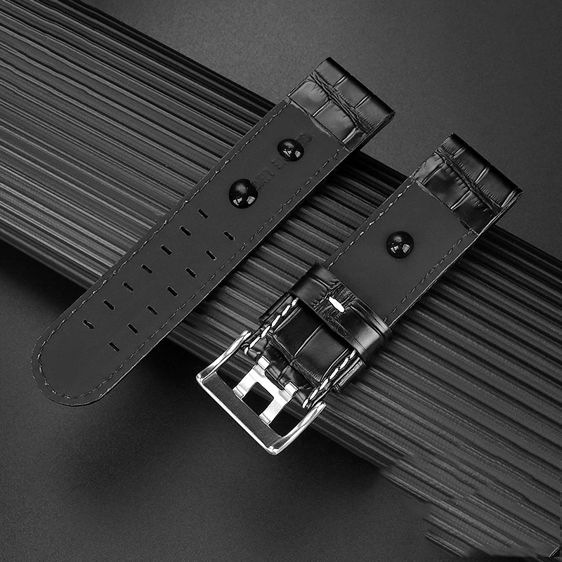 Genuine Leather Watch Band 22m - Field Watch Military recension och pris