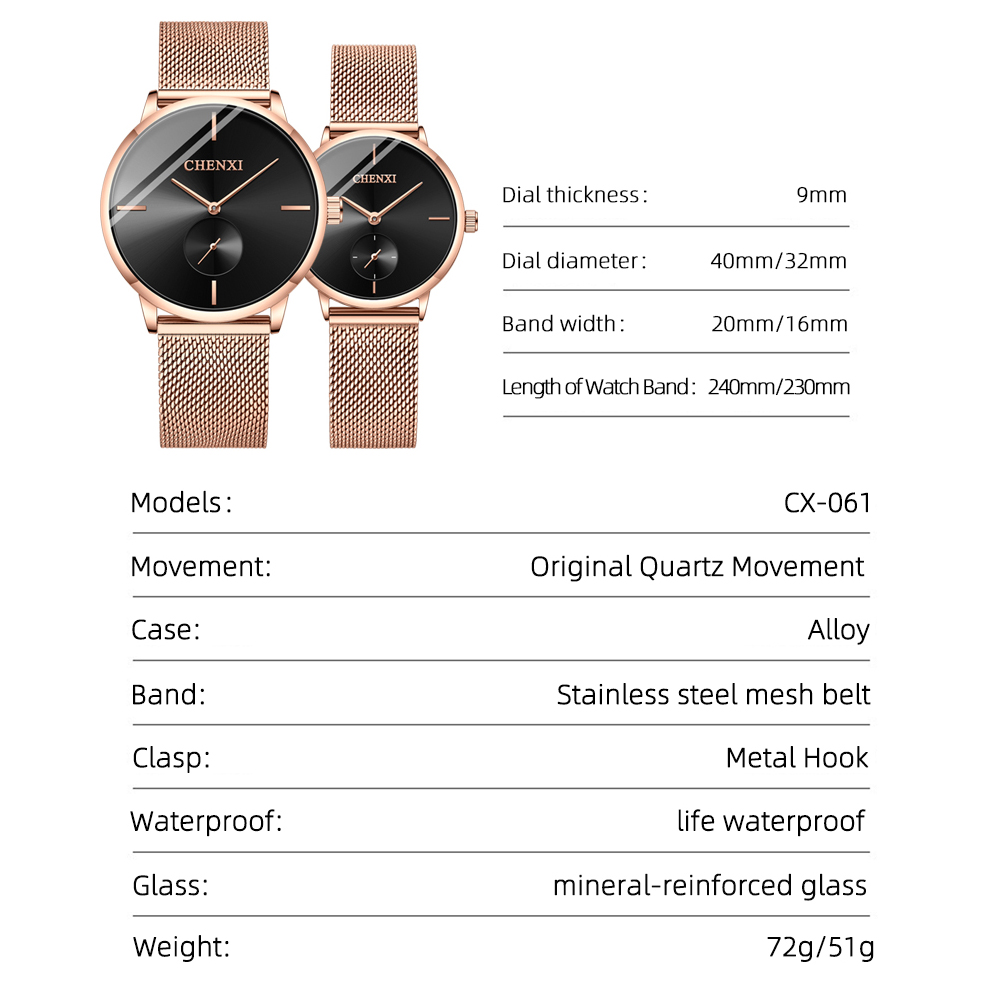 CHENXI Luxury Waterproof Men W - Luxury Watch Collection recension och pris