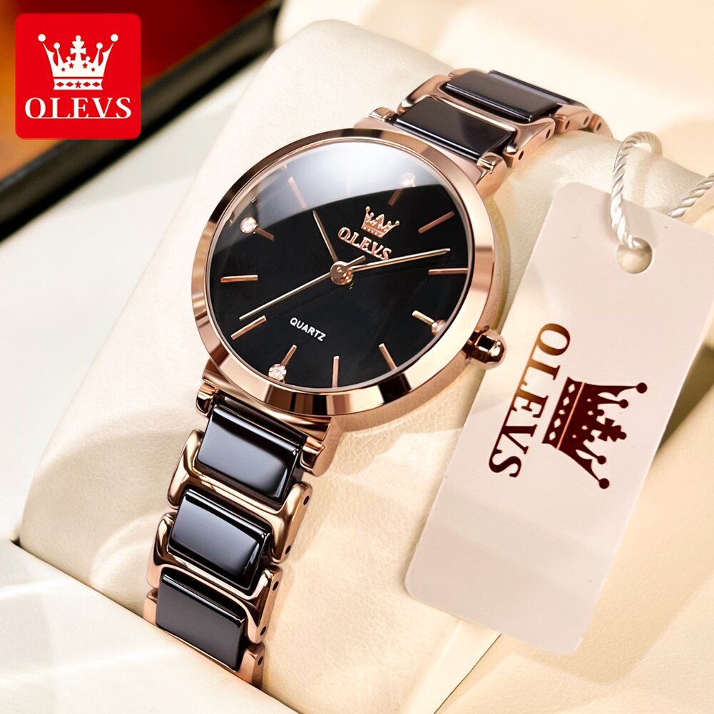 OLEVS Fashion Women Watches Re - Luxury Watch Female recension och pris