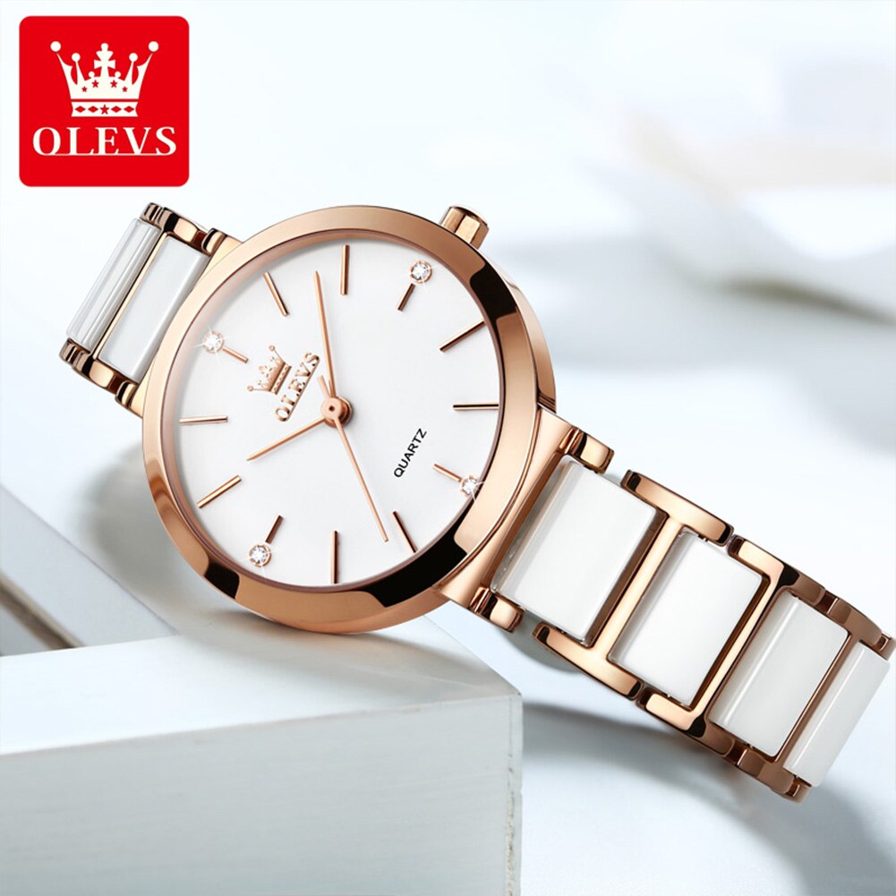 OLEVS Fashion Women Watches Re - Luxury Watch Female recension och pris
