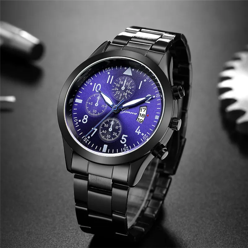 Geneva Watches Men Luxury Men  - Luxury Watch Face recension och pris